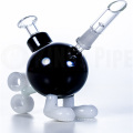 Black Ticking Bomb Dabbing Oil Rig for Smoking (ES-GB-165)